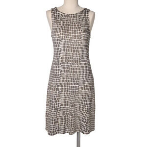 Tommy Bahama Sheath Dress Sz XS Geometric Print Resort Wear Vacation Statement